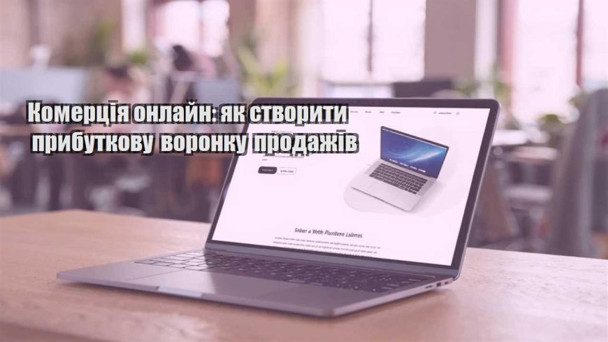 komercziya onlajn yak stvoryty prybutkovu voronku prodazhiv