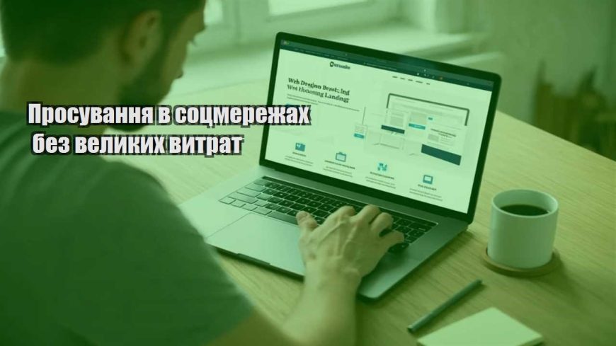 prosuvannya v soczmerezhah bez velykyh vytrat