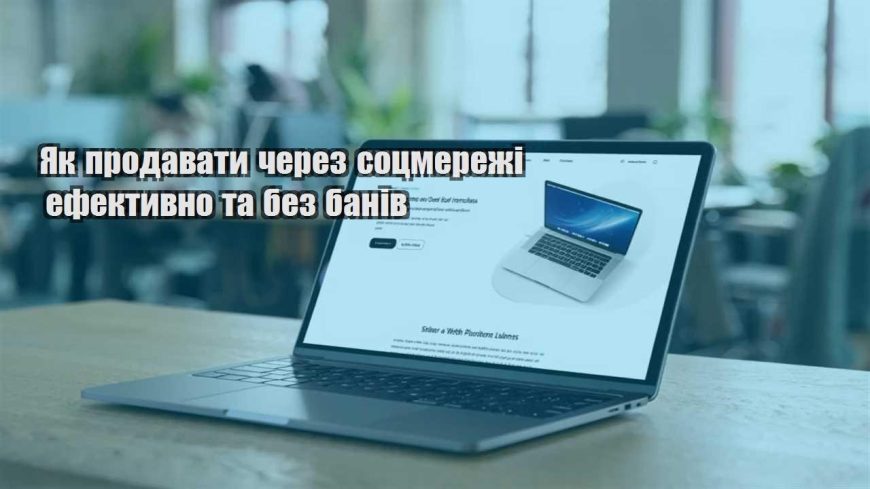 yak prodavaty cherez soczmerezhi efektyvno ta bez baniv