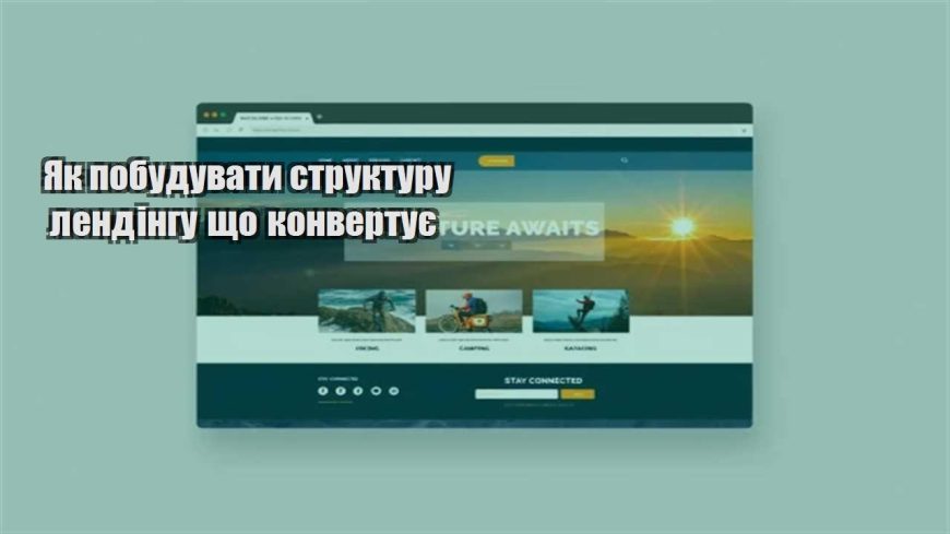 yak pobuduvaty strukturu lendingu shho konvertuye